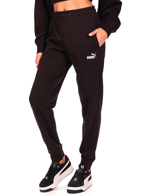 Pants regular con elástico para mujer