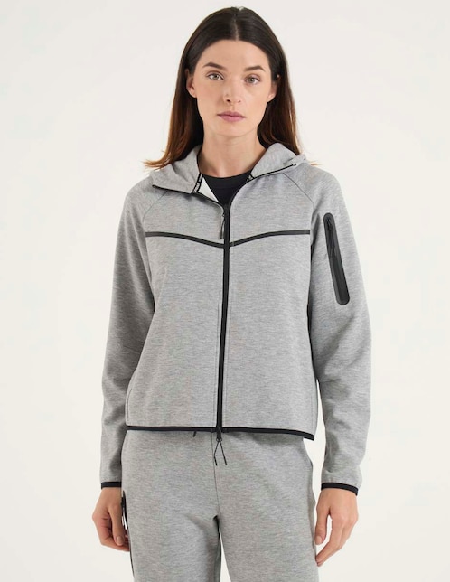 Sudadera con capucha y bolsa Sprint para mujer