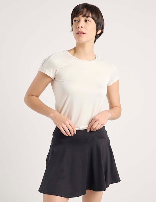 Falda short a la cintura 1