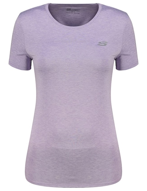 Playera manga corta cuello redondo para mujer 1