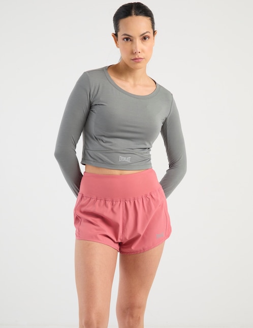 Playera deportiva térmica para entrenamiento de mujer 1