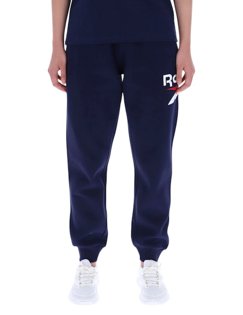 Pants regular con elástico para mujer 1