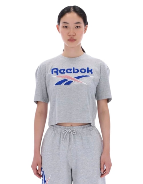 Playera manga corta cuello redondo para mujer 1