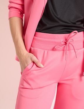 Pants straight Sprint con jareta para mujer