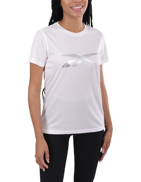 Playera Manga Corta Reebok Cuello Redondo Para Mujer