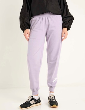 Pants regular Reebok con elástico para mujer