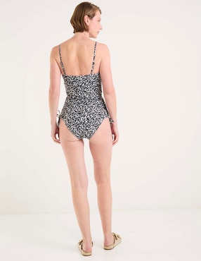 Traje de baño completo Weekend estampado animal print para mujer