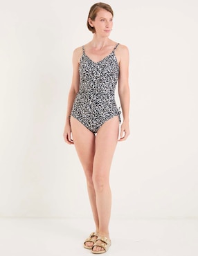 Traje de baño completo Weekend estampado animal print para mujer