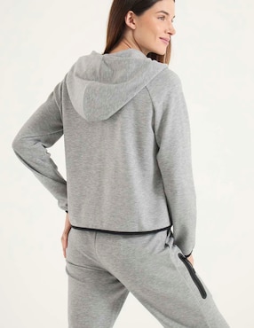Sudadera con capucha y bolsa Sprint para mujer