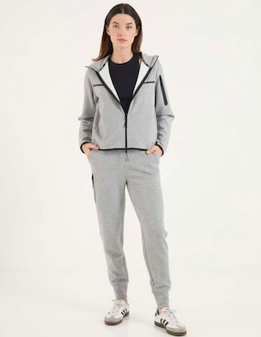 Sudadera con capucha y bolsa Sprint para mujer