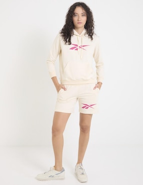Sudadera con capucha y bolsa Reebok para mujer