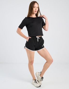 Short con bolsillos Reebok para entrenamiento mujer