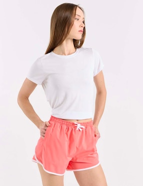 Short con bolsillos Reebok para entrenamiento mujer