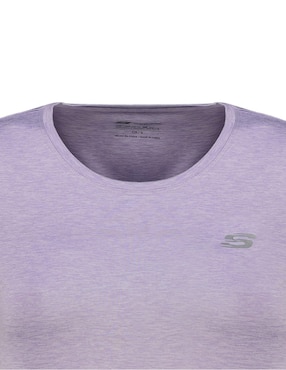 Playera manga corta Skechers cuello redondo para mujer