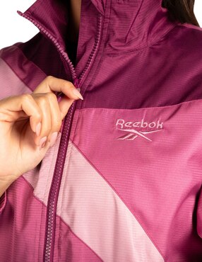 Chamarra casual Reebok para mujer