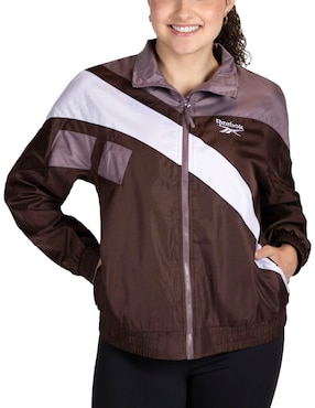 Chamarra casual Reebok para mujer