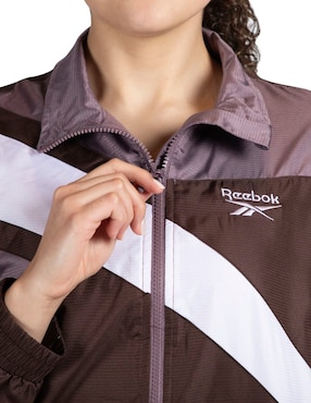 Chamarra casual Reebok para mujer