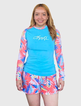 Conjunto traje de baño Oneill estampado floral para mujer