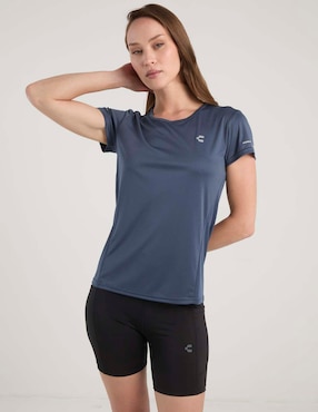Playera manga corta Charly cuello redondo para mujer