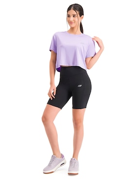 Playera deportiva para entrenamiento Skechers Classics de mujer