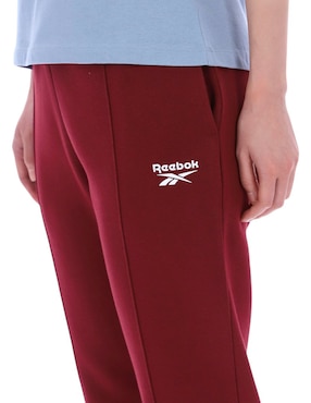 Pants regular Reebok con elástico para mujer