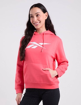 Sudadera Reebok con capucha y bolsa para mujer