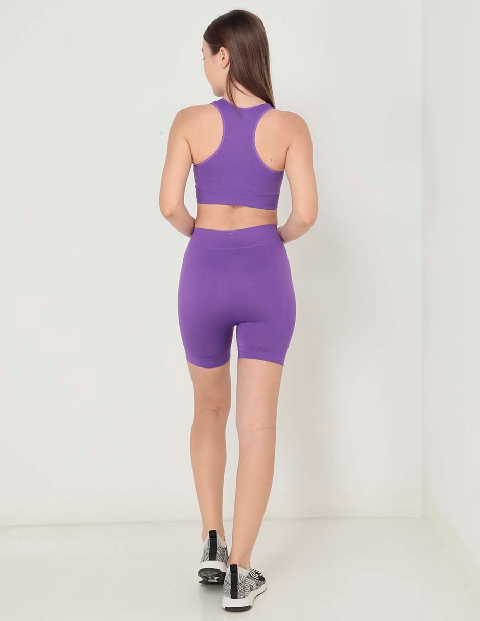 SHORT SPRINT, CH, MORADO LISO 8516B