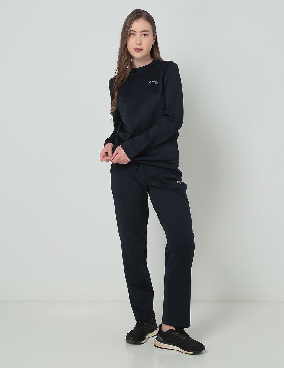 Pants straight con jareta para mujer 3