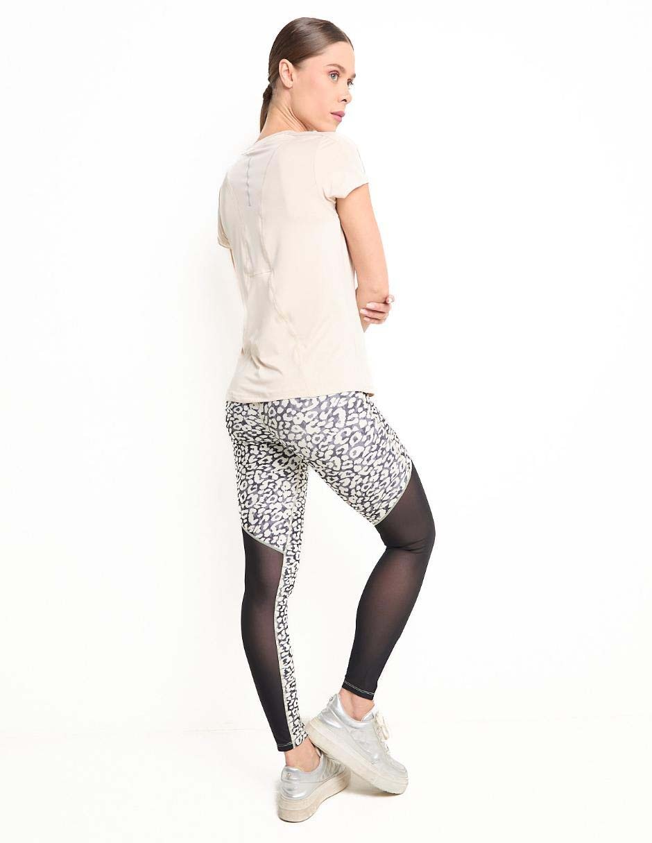 Legging cintura alta con elástico para mujer