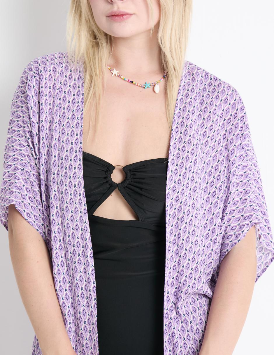 Salida de playa Kimono para mujer 4