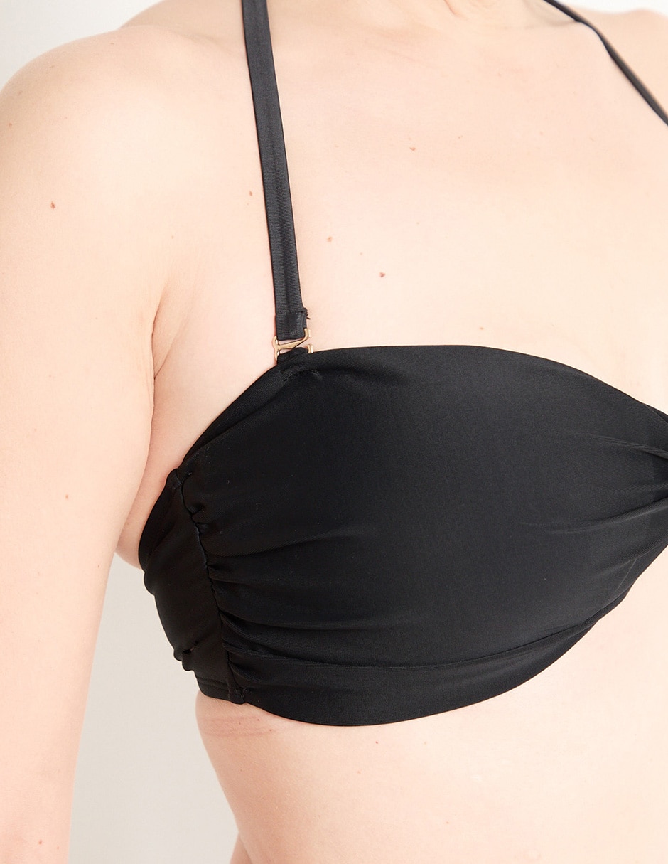 STRAPLESS/BIKINI WEEKEND, M, NEGRO LISO