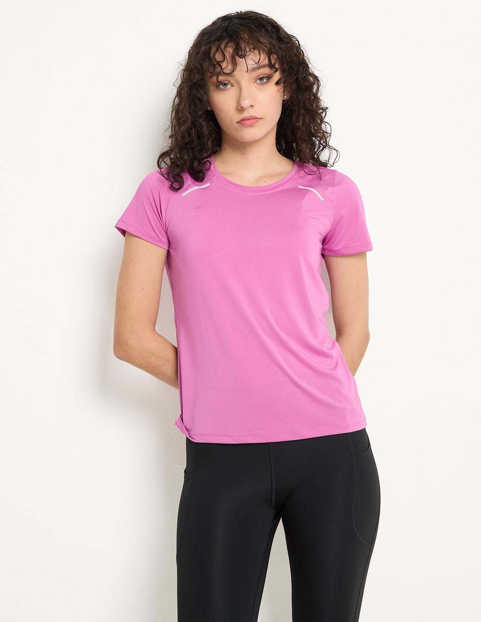 Playera deportiva para correr de mujer