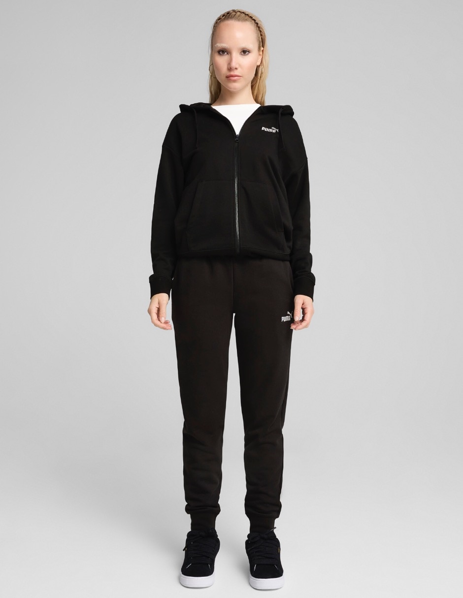 Pants regular con elástico para mujer 17
