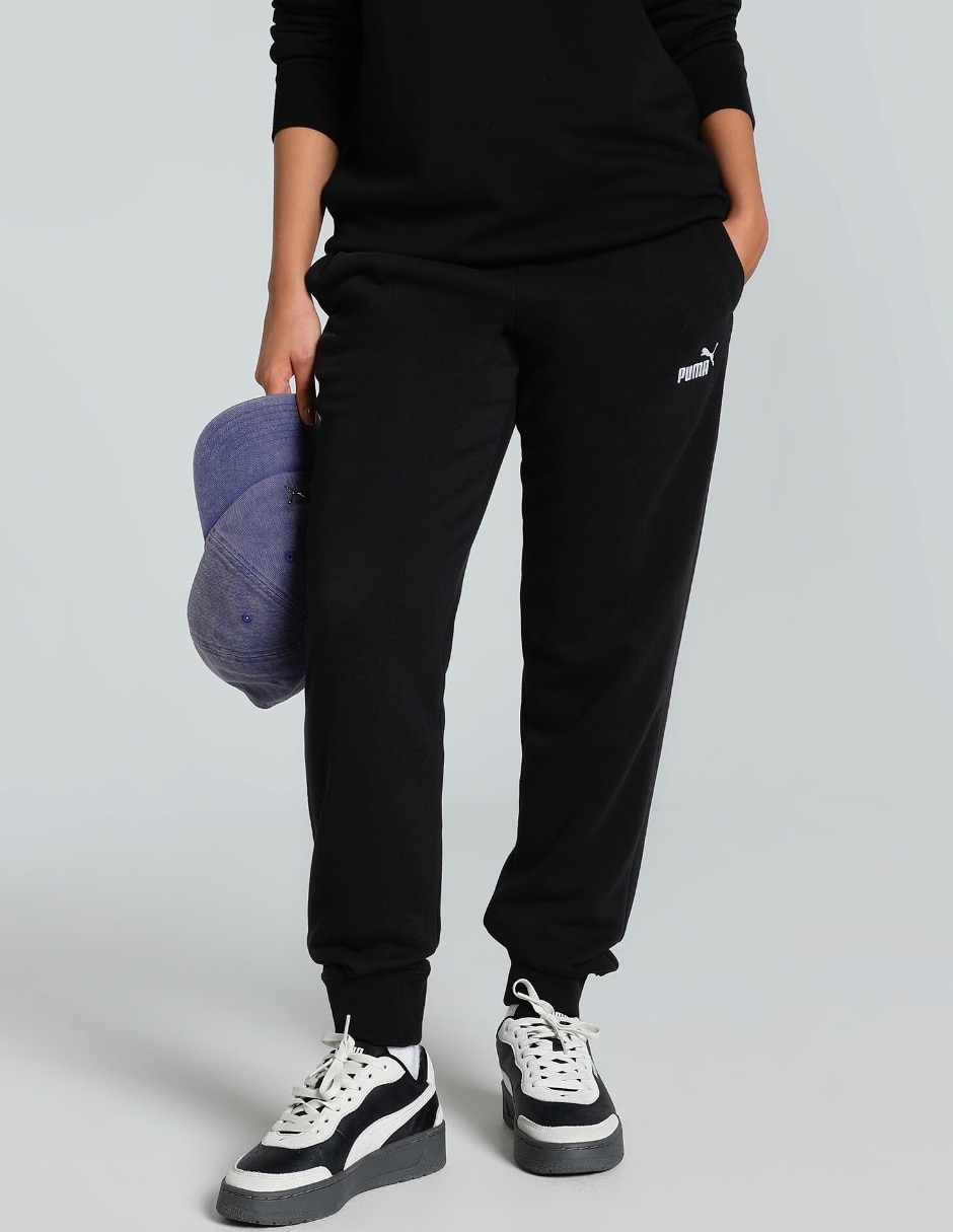 Pants regular con elástico para mujer