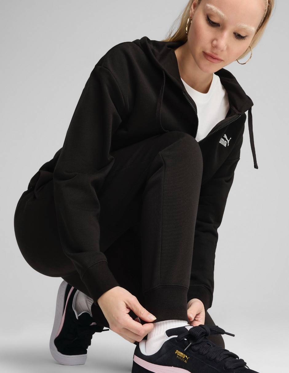 Pants regular con elástico para mujer 9