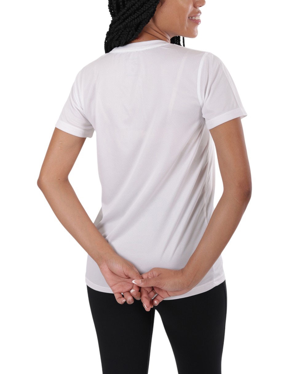 Playera manga corta cuello redondo para mujer 2
