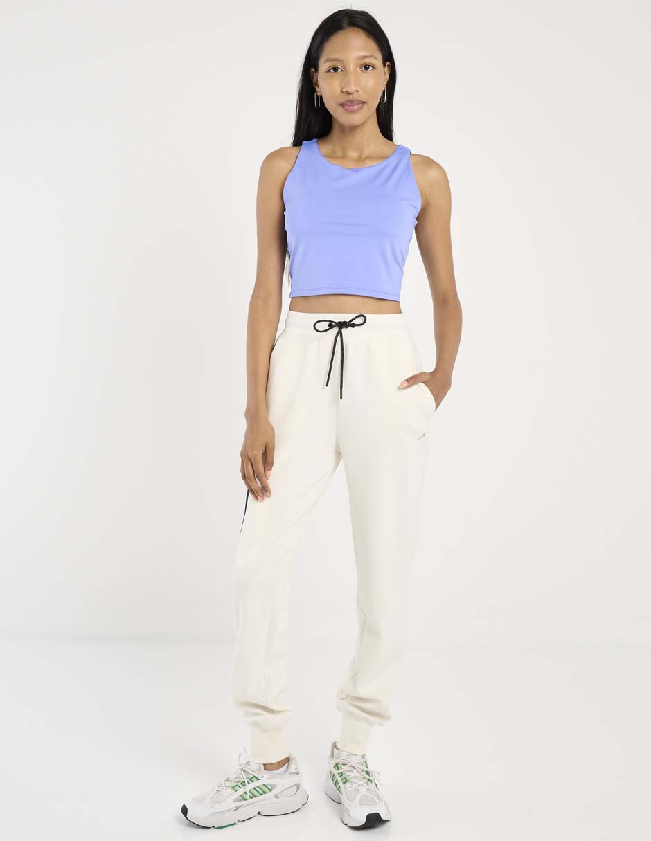 Pants regular con jareta para mujer 3
