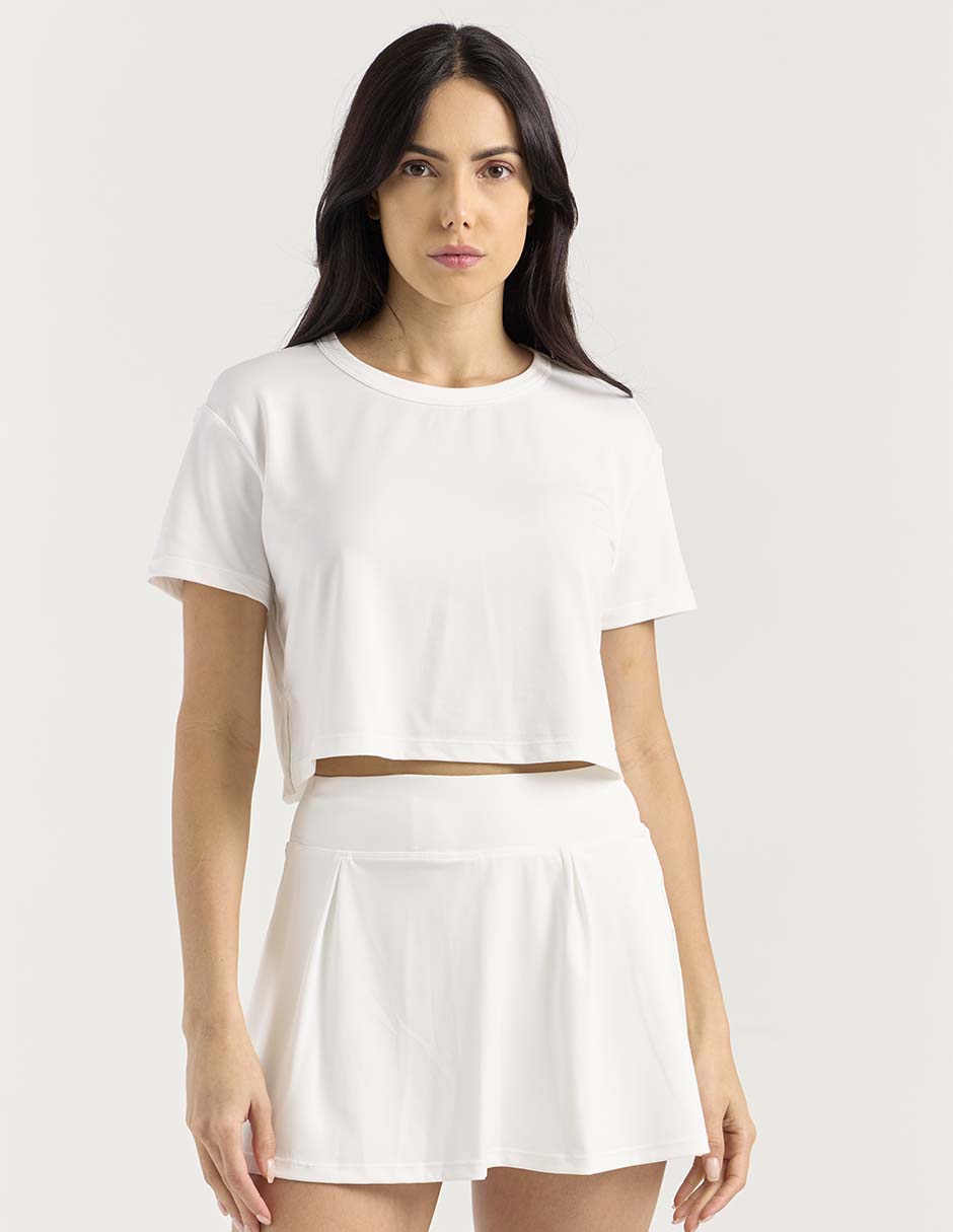 Falda short a la cintura