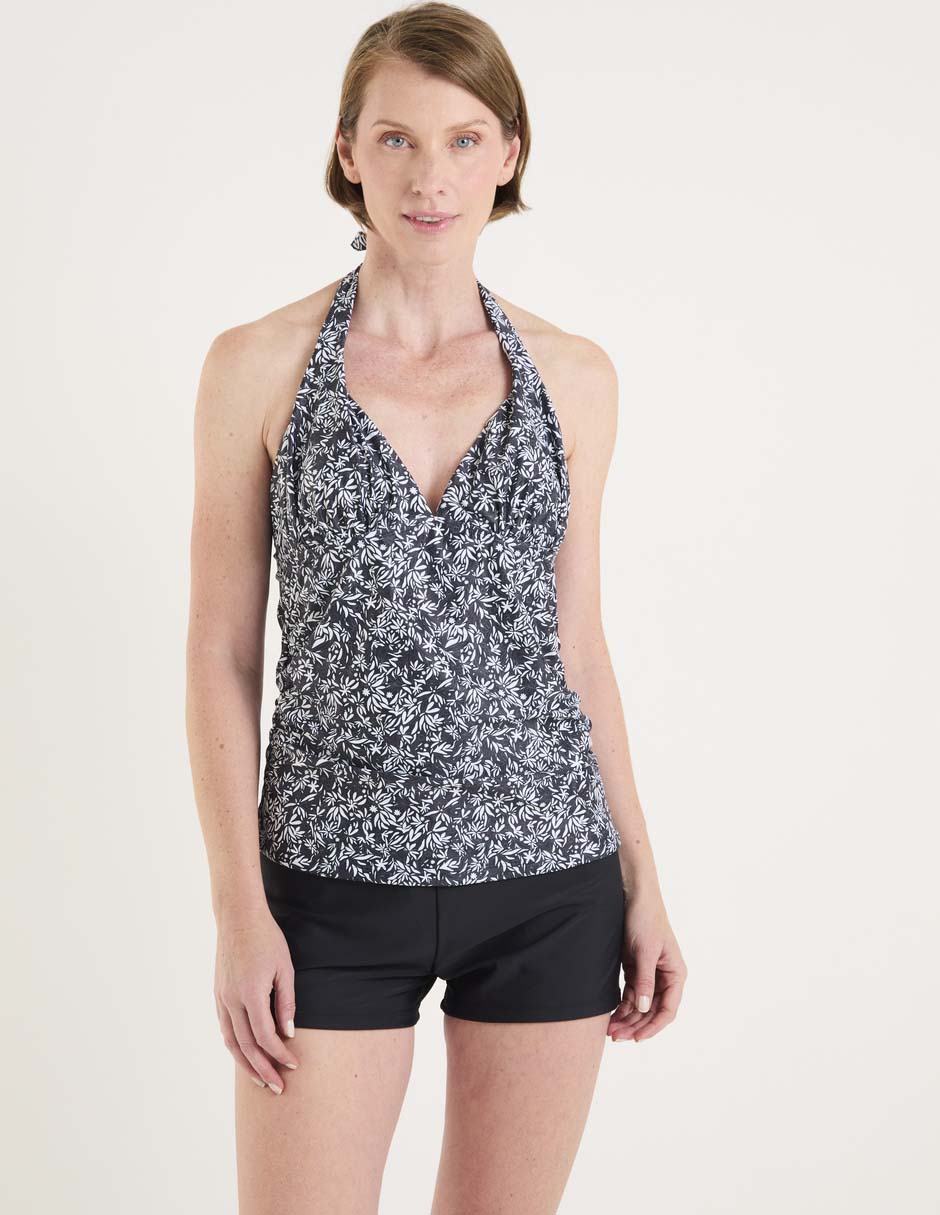 Traje de baño short estampado floral para mujer Traje de baño short estampado floral para mujer