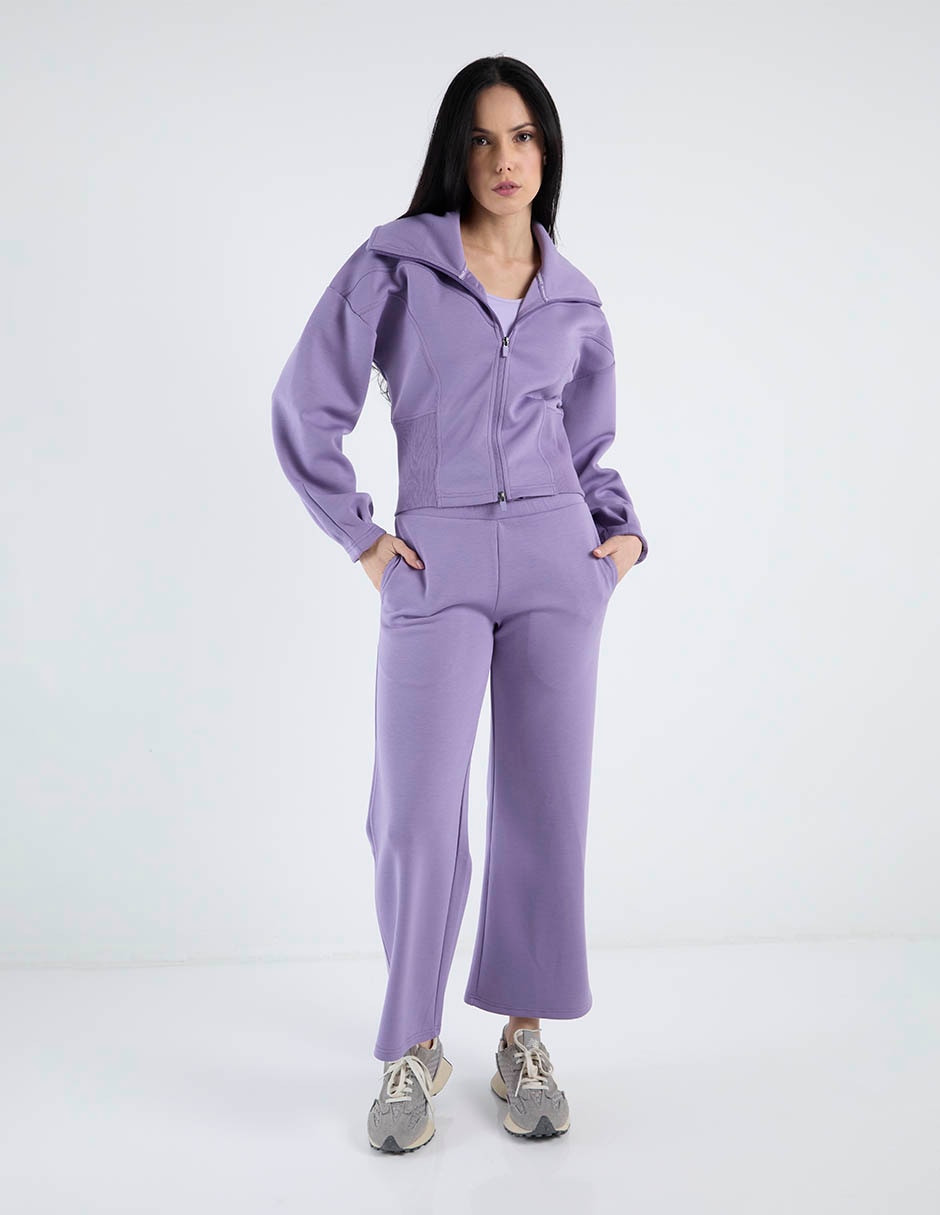 Pants flare con agujeta para mujer 2