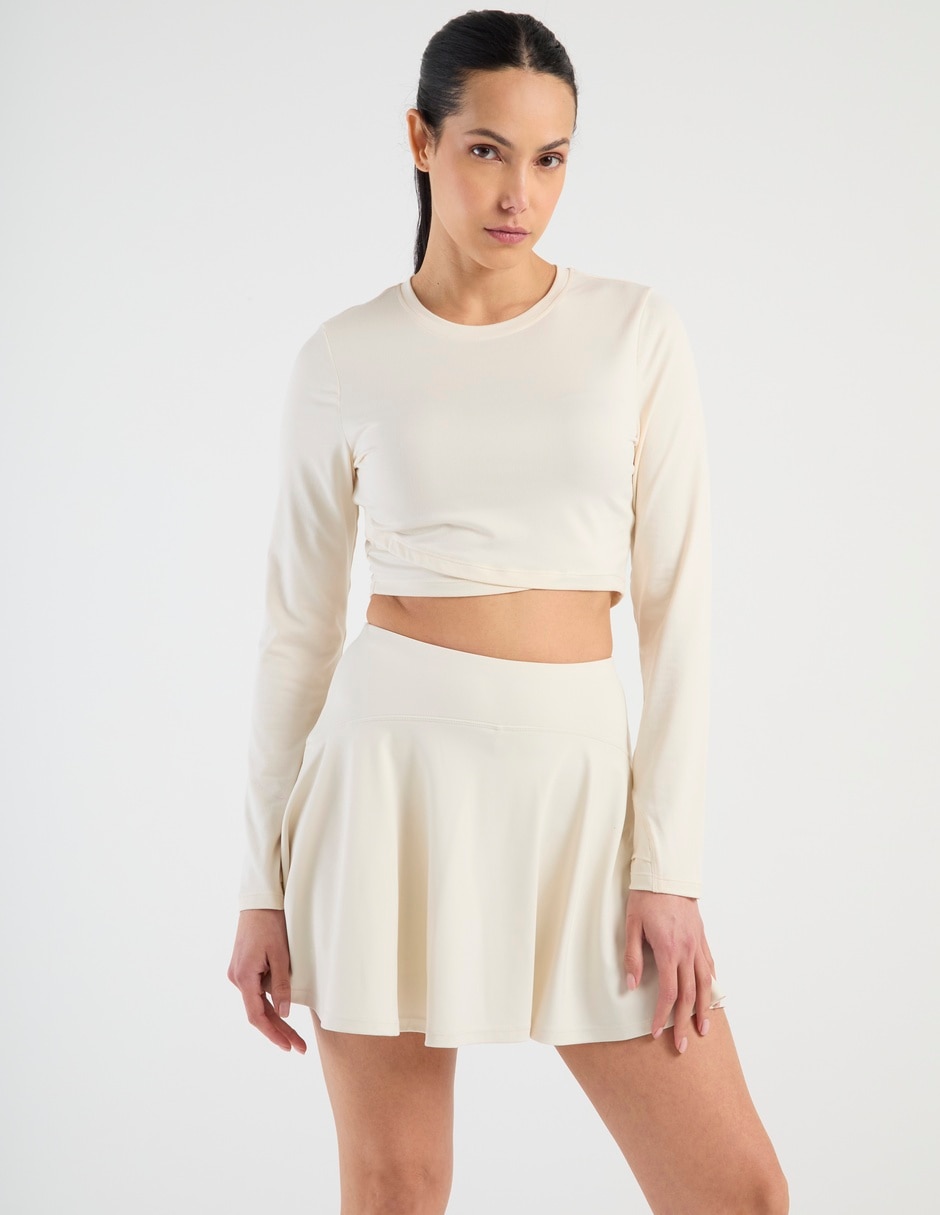 Falda short a la cintura Falda short a la cintura