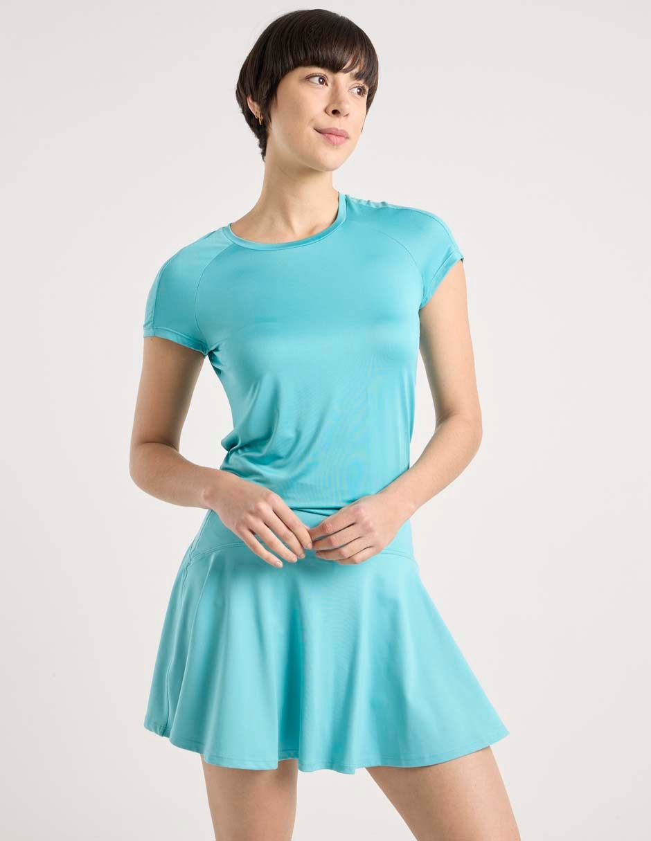 Falda short a la cintura