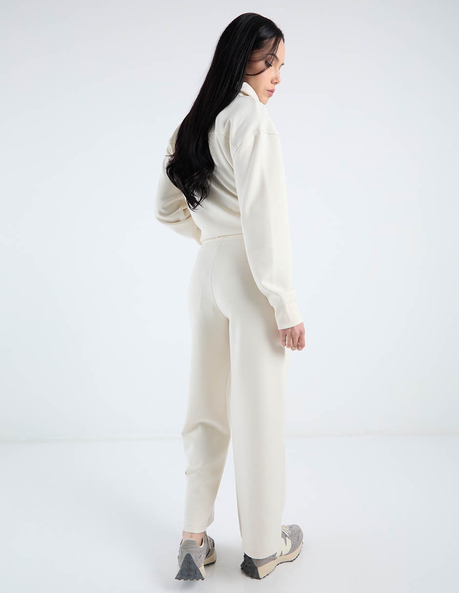 Pants amplio con elástico para mujer 6