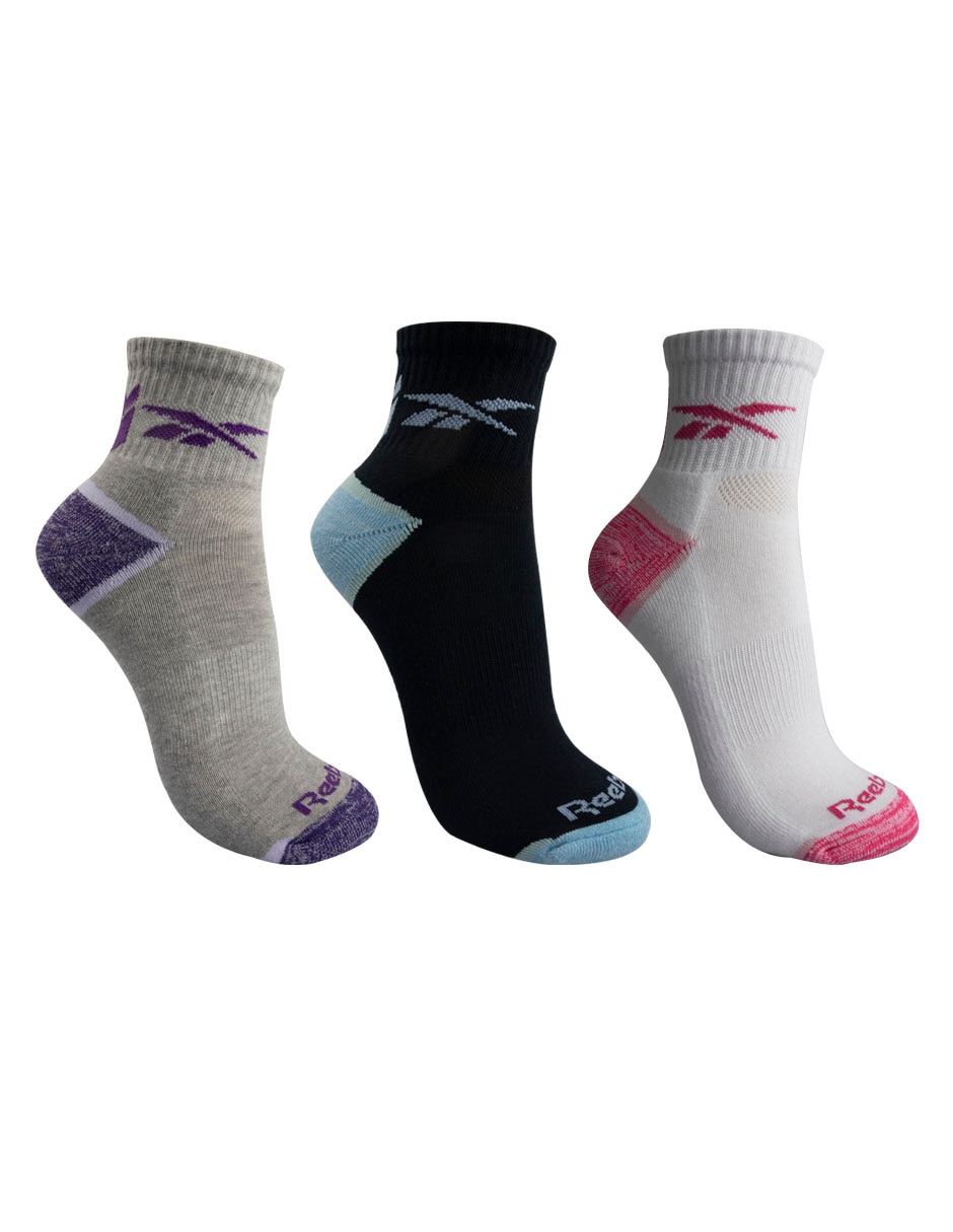 Set de calcetín para entrenamiento para mujer 3 pares Set de calcetín para entrenamiento para mujer 3 pares