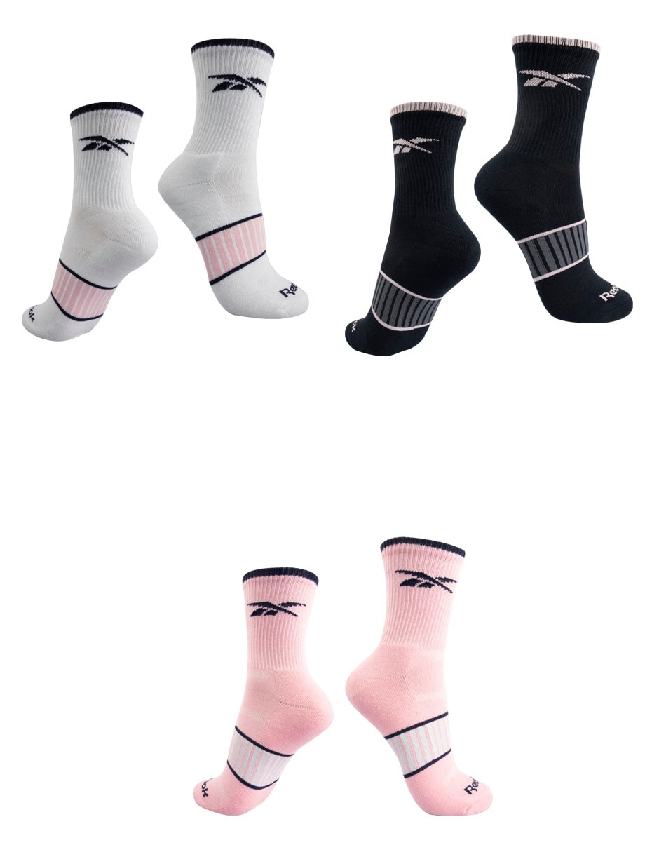 Set de calcetín para entrenamiento para mujer 3 pares 2