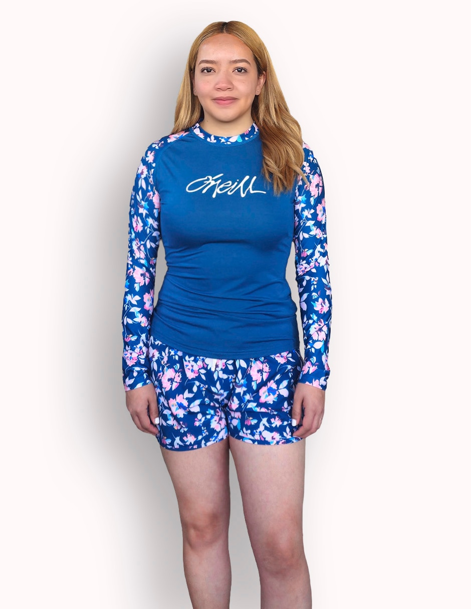 Playera deportiva para natación de mujer 4