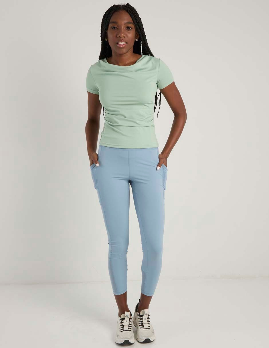 Legging a la cintura con elástico para mujer 2