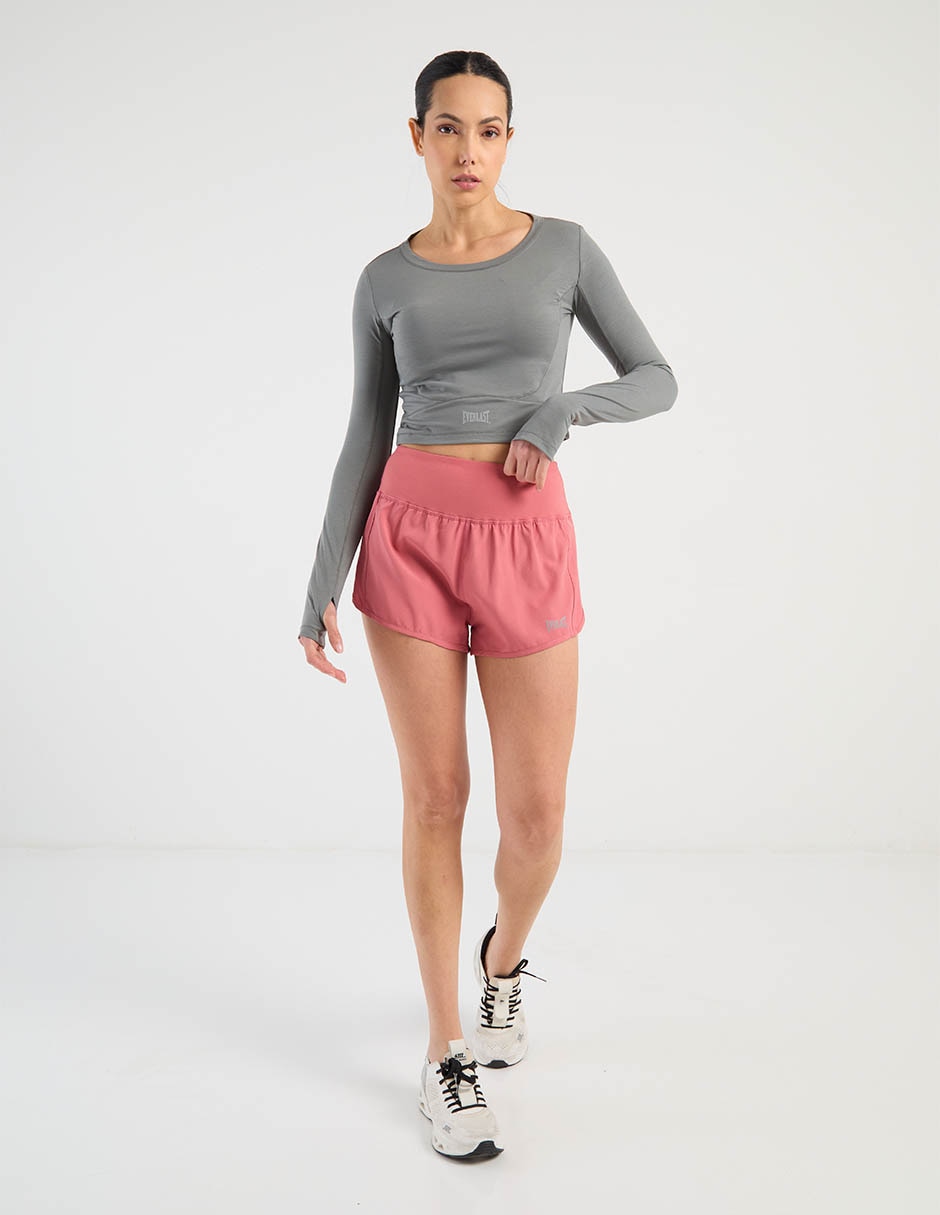 Playera deportiva térmica para entrenamiento de mujer 3