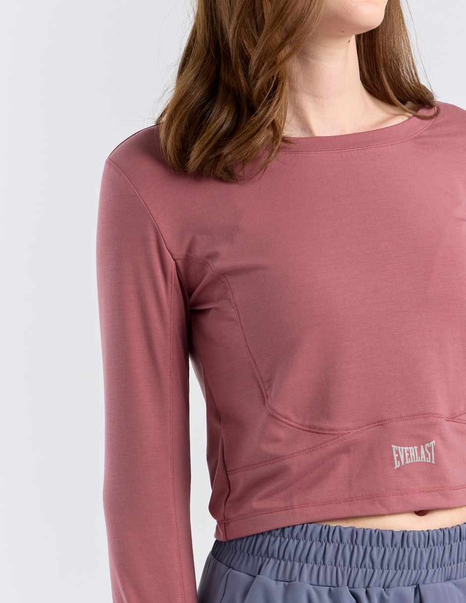Playera deportiva térmica para entrenamiento de mujer 4