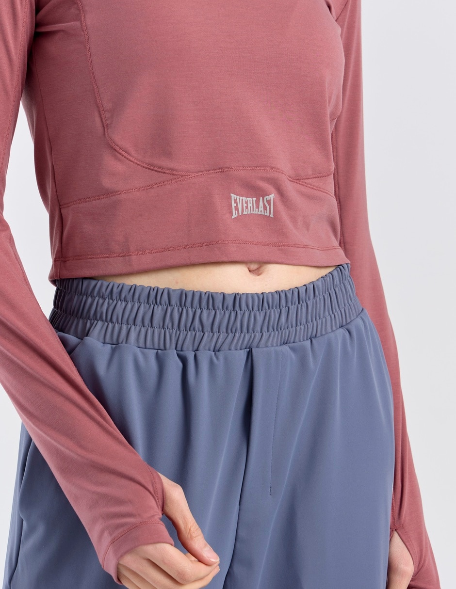 Playera deportiva térmica para entrenamiento de mujer 5